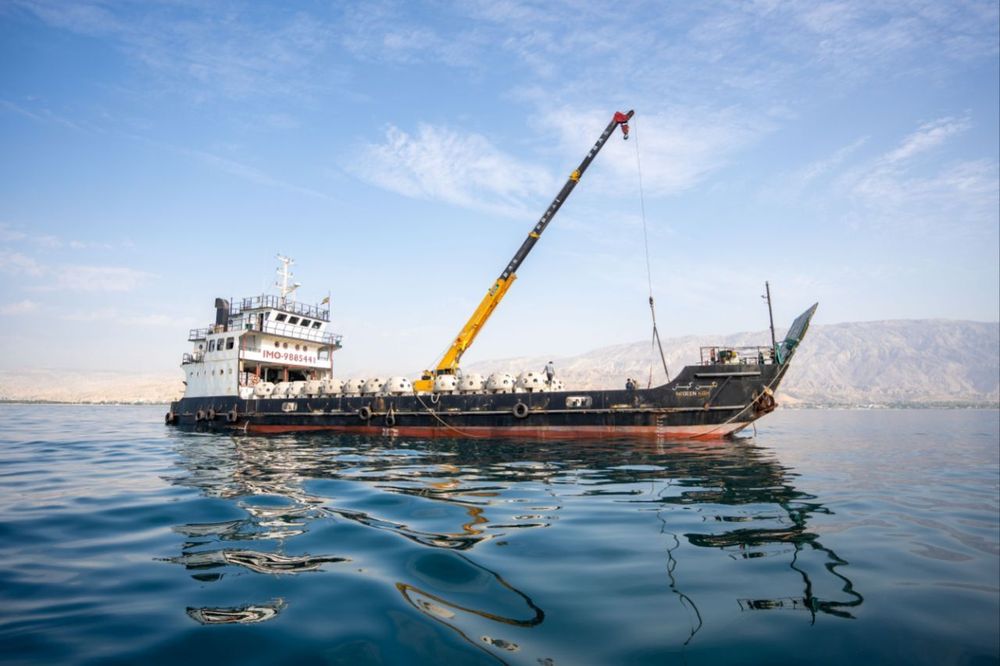 زیستگاههای مصنوعی دریایی عسلویه و کنگان با مشارکت آریاساسول مستقر شد