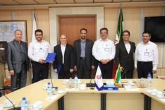 مراسم تودیع ریاست محترم حراست آریاساسول