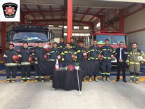 ادای احترام به آتش نشانان حادثه پلاسکو