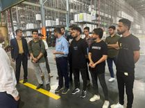 دانشجویان ایمنی و بازرسی فنی از شرکت پلیمر آریاساسول بازدید کردند